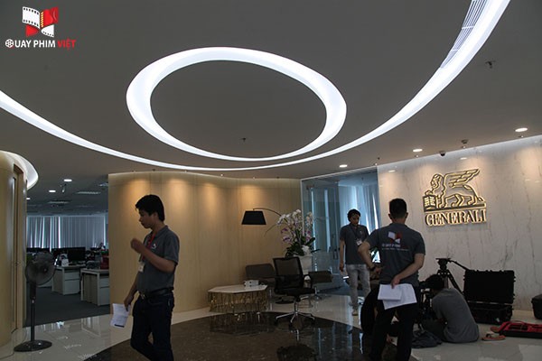 Set up trước khi quay phim