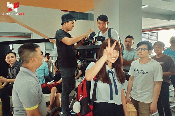 bối cảnh trong làm phim quảng cáo